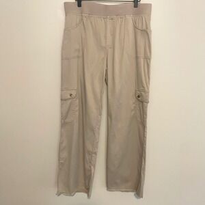 NWT XCVI Ceilio Cargo pants M boho Y2K wide leg outdoor classic casual utility